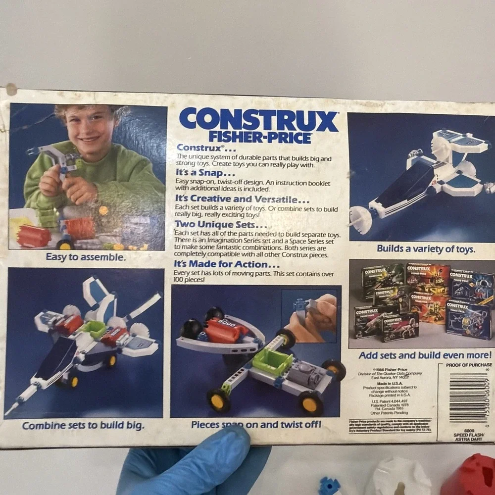 Fisher Price Construx Action Building System Speed Flash Astra Dart Set 6009